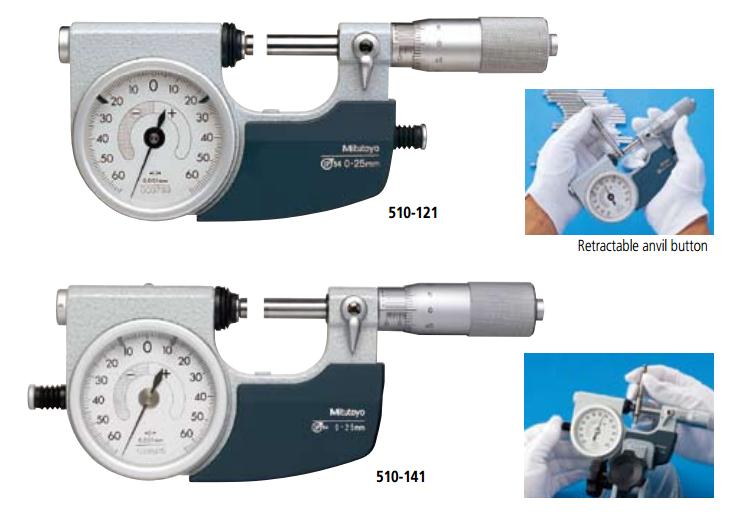 日本三豐Mitutoyo 510系列杠桿千分尺