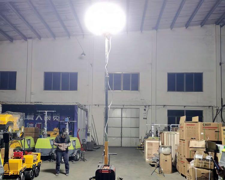 7米、9米手推式 拖車式移動照明燈車安裝使用方法