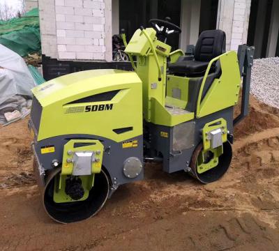 奔馬小型壓路機(jī)土方壓實(shí)、溝槽回填施工案例