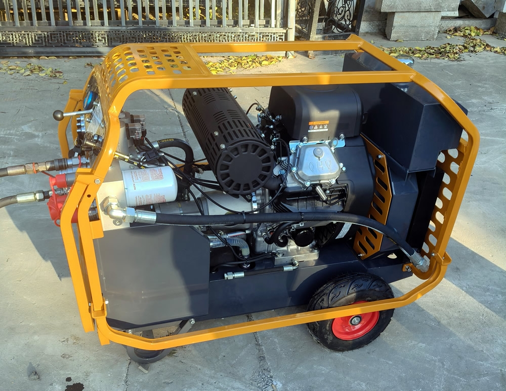 奔馬35HP便攜式小型液壓動(dòng)力站KM-BM-DLZ-35HP